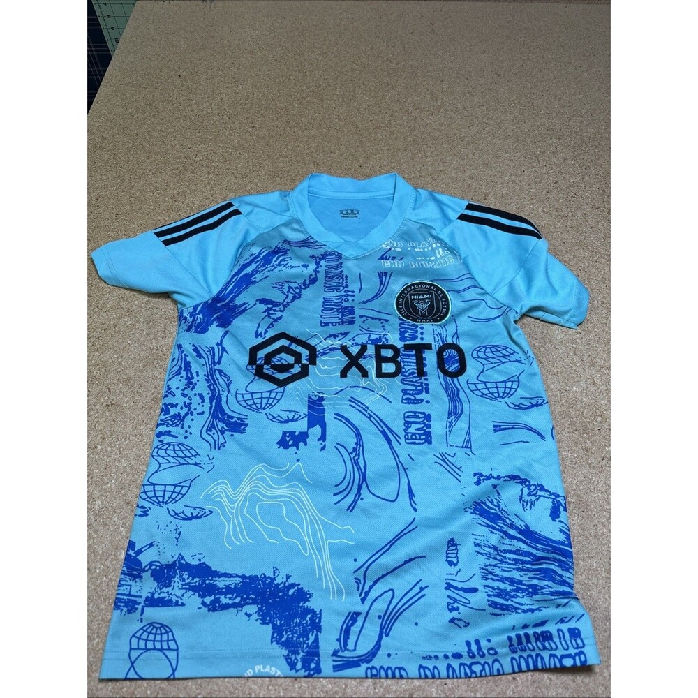 Inter Miami Messi 10 Soccer Jersey Men’s  XS 22 Blue  XBTO G2